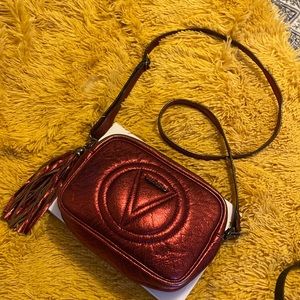 Valentino metallic crossbody bag